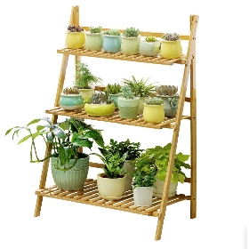 Wood Flower Stand