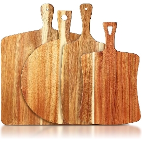 Wood Cutting Board Set