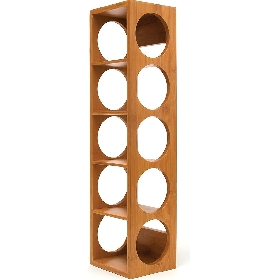 5 Holes Bamboo Wine Rack