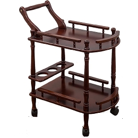2 Tier Rolling Cart Organizer