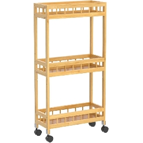 3 Tier Rolling Cart Organizer