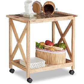 2 Tier Rolling Cart Organizer