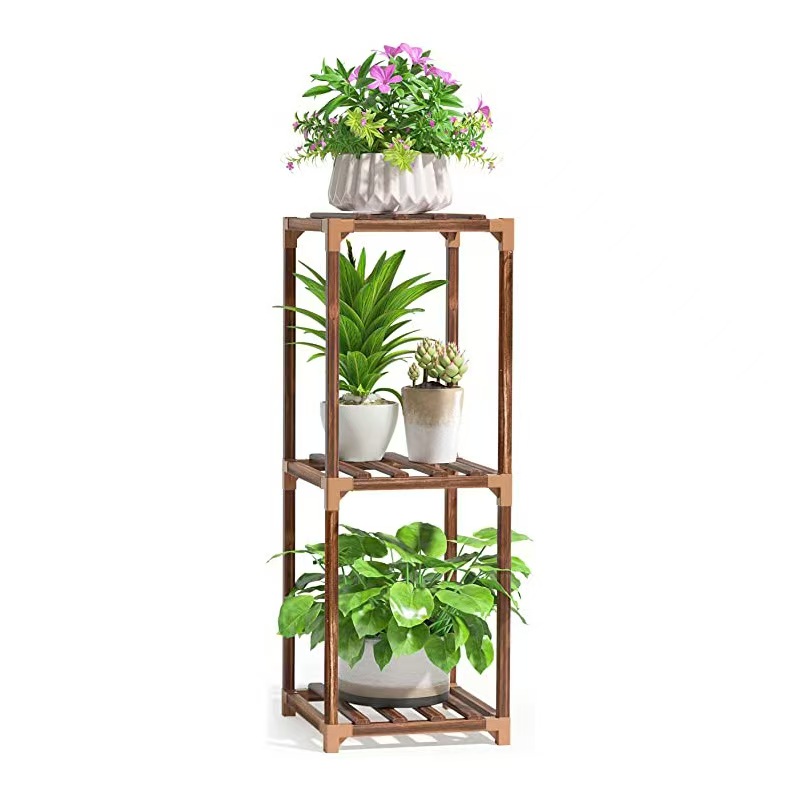Bamboo & Wood Flowers Stand